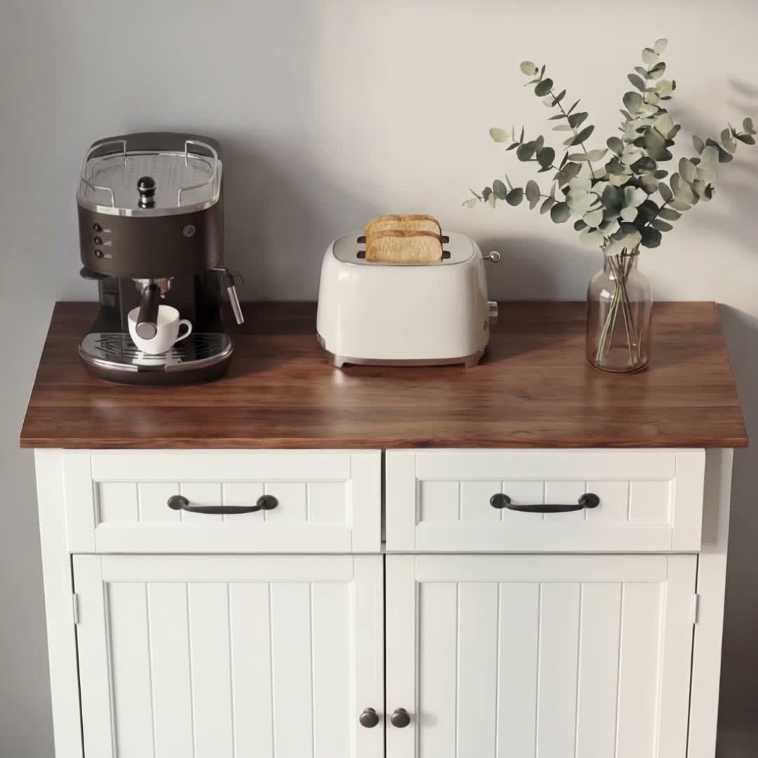 BEALIFE Küchensideboard AP30 90x40x80 cm | 2 Schubladen & 2 Produktbild-Vorschau 7