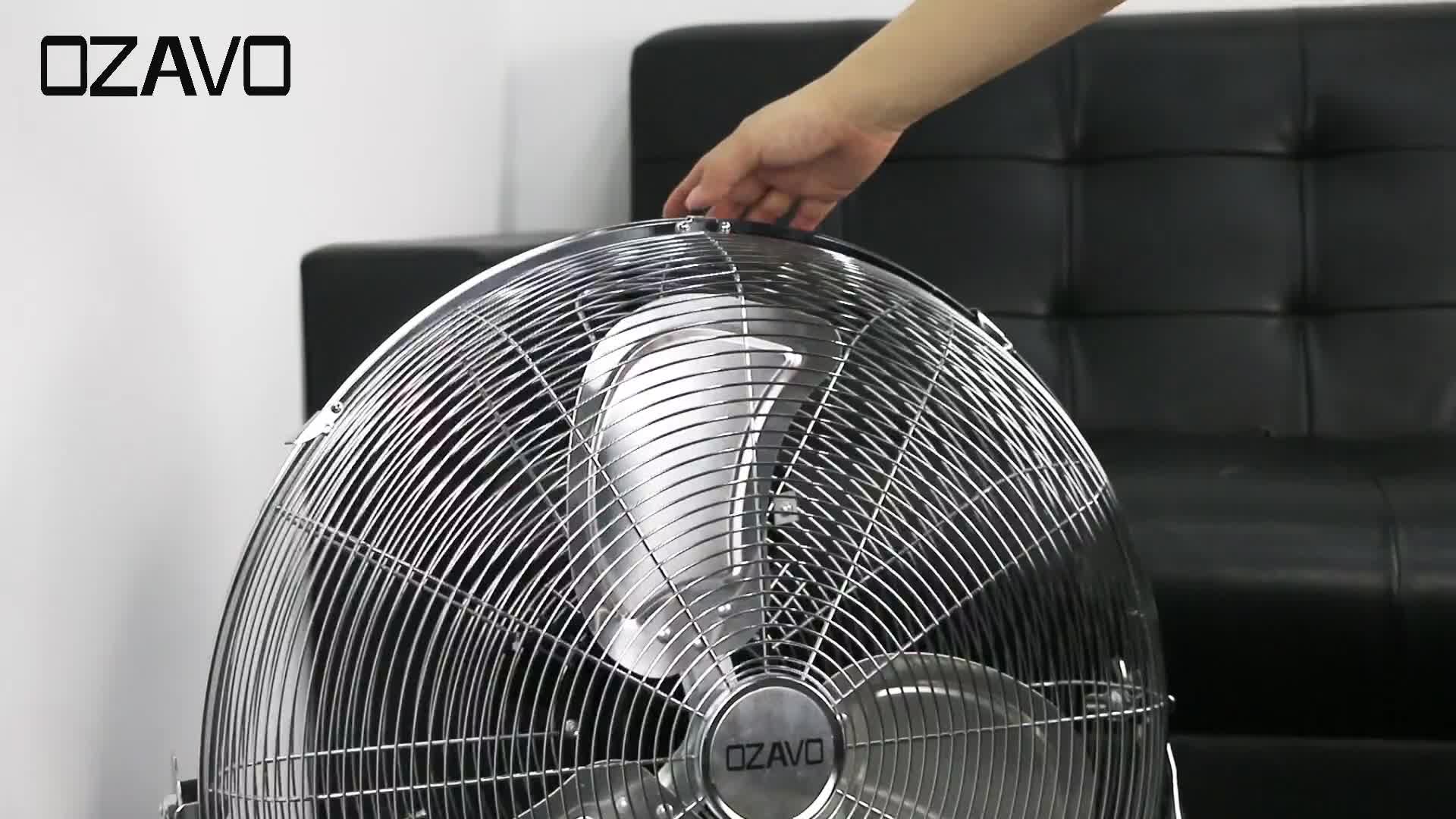 12-Zoll Metall-Bodenv ventilator / Standventilator mit 3 Produktbild-Vorschau 7