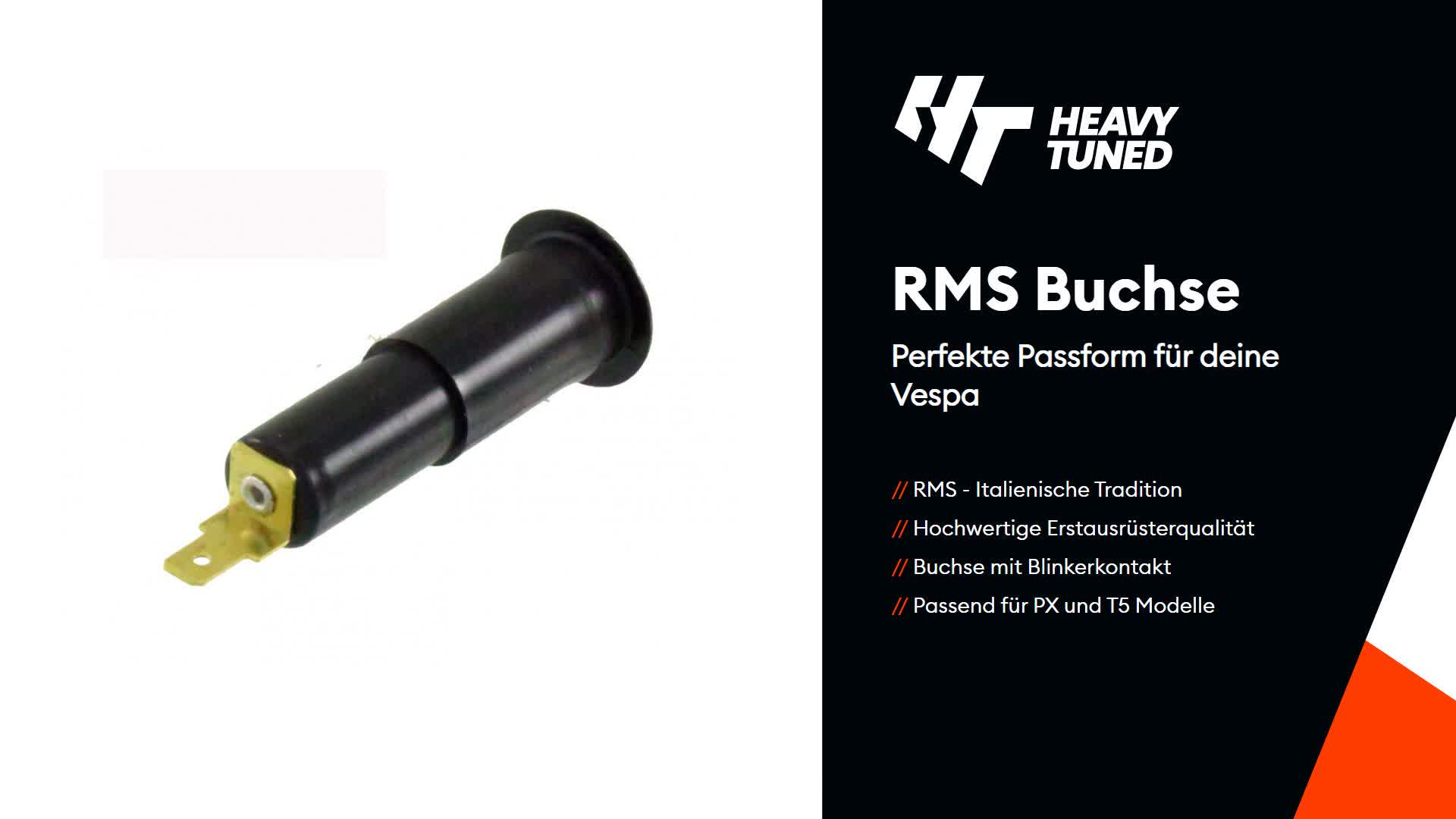 RMS Buchse für Kabel kompatibel mit Vespa PX (mit Produktbild-Vorschau 2