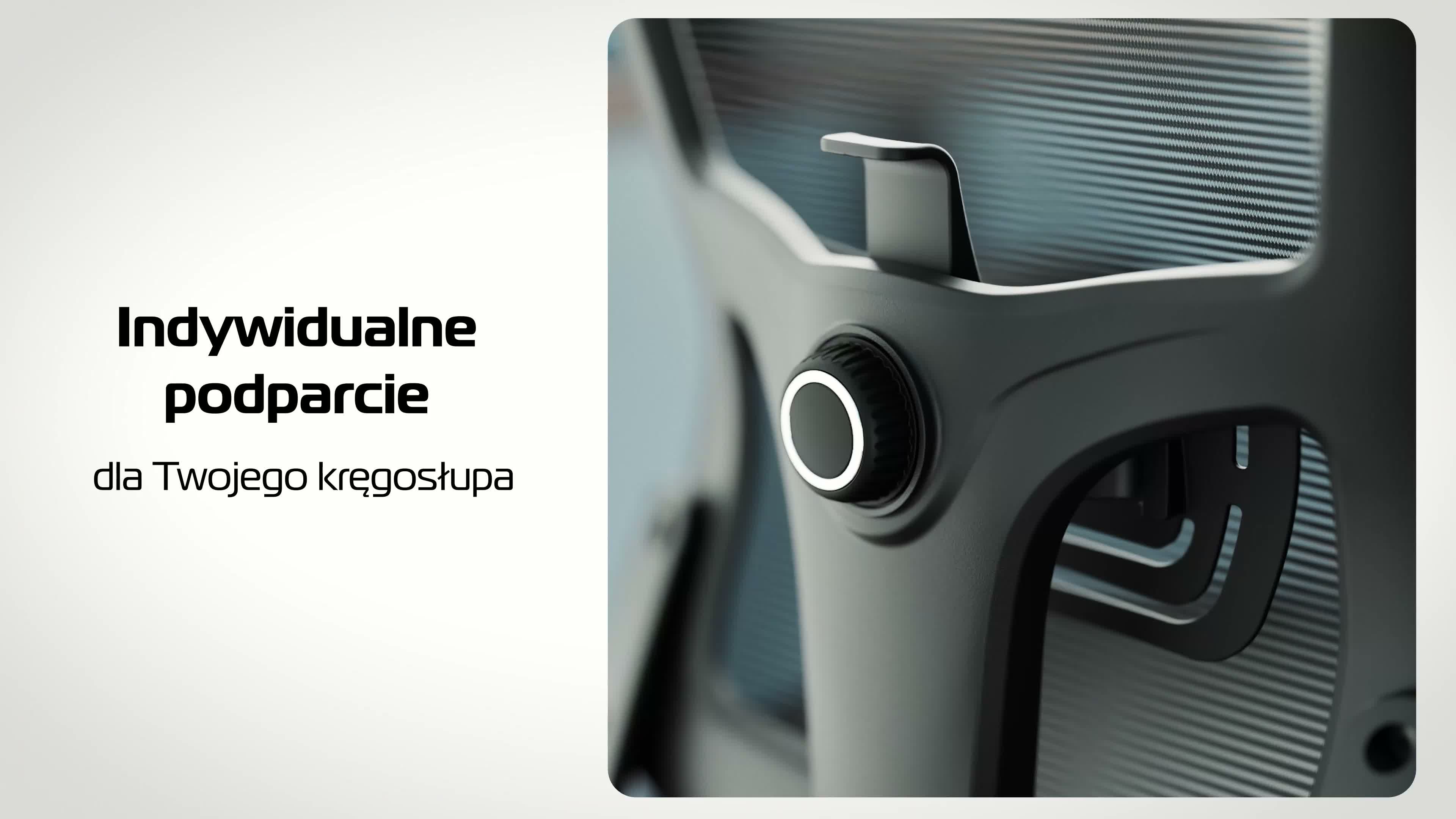 Krzesło biurowe CLOUVOU BrightSeat Ergonomiczne krzesło Podgląd zdjęcia produktu 7