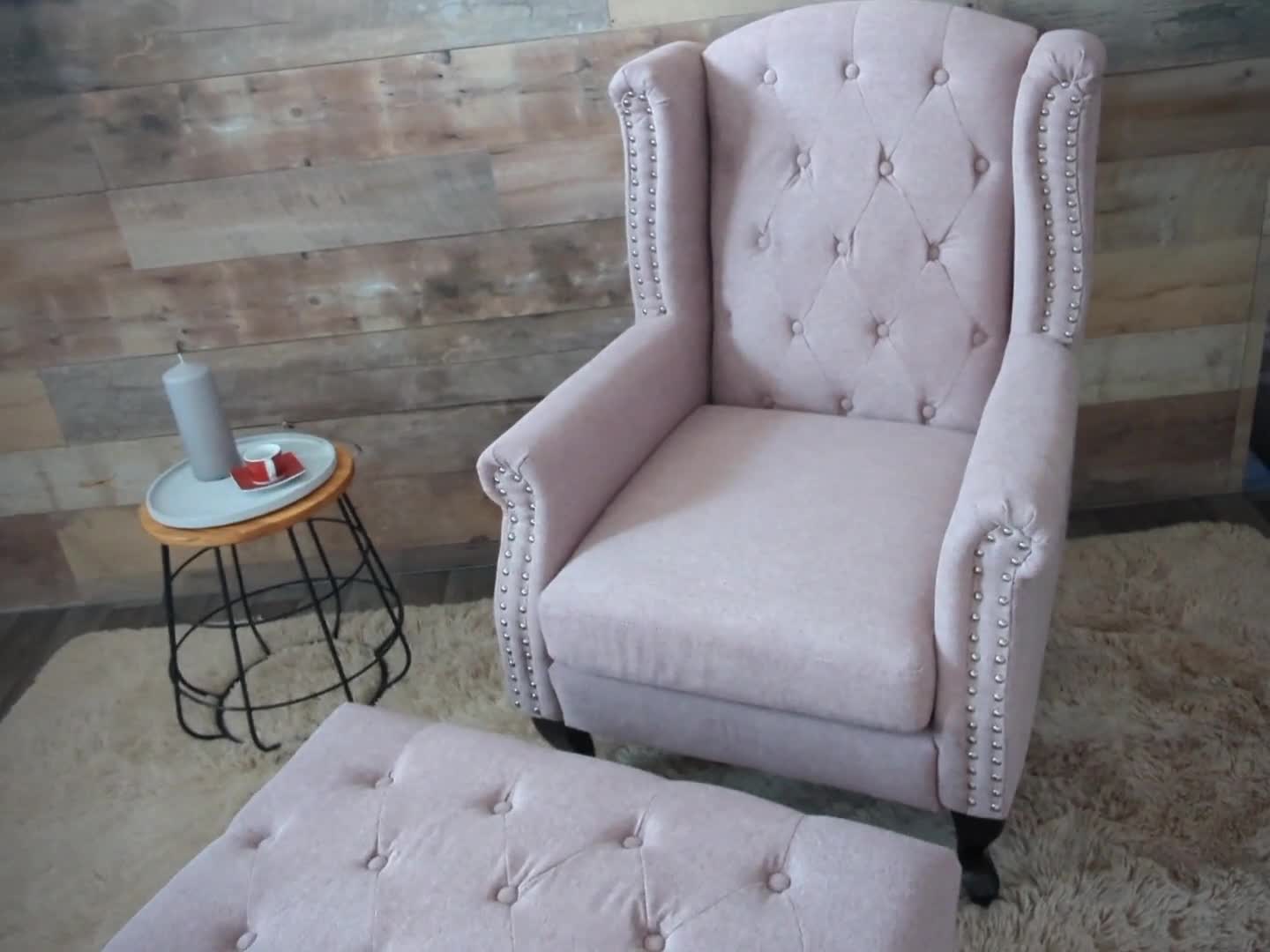 Sessel Chesterfield, Relaxsessel Clubsessel Ohrensessel, Produktbild-Vorschau 7