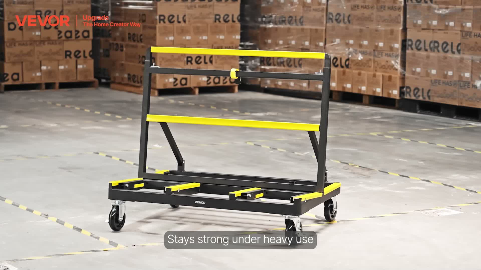 VEVOR Plattenwagen, 816 kg Tragkraft, Transportwagen mit 4 Produktbild-Vorschau 7