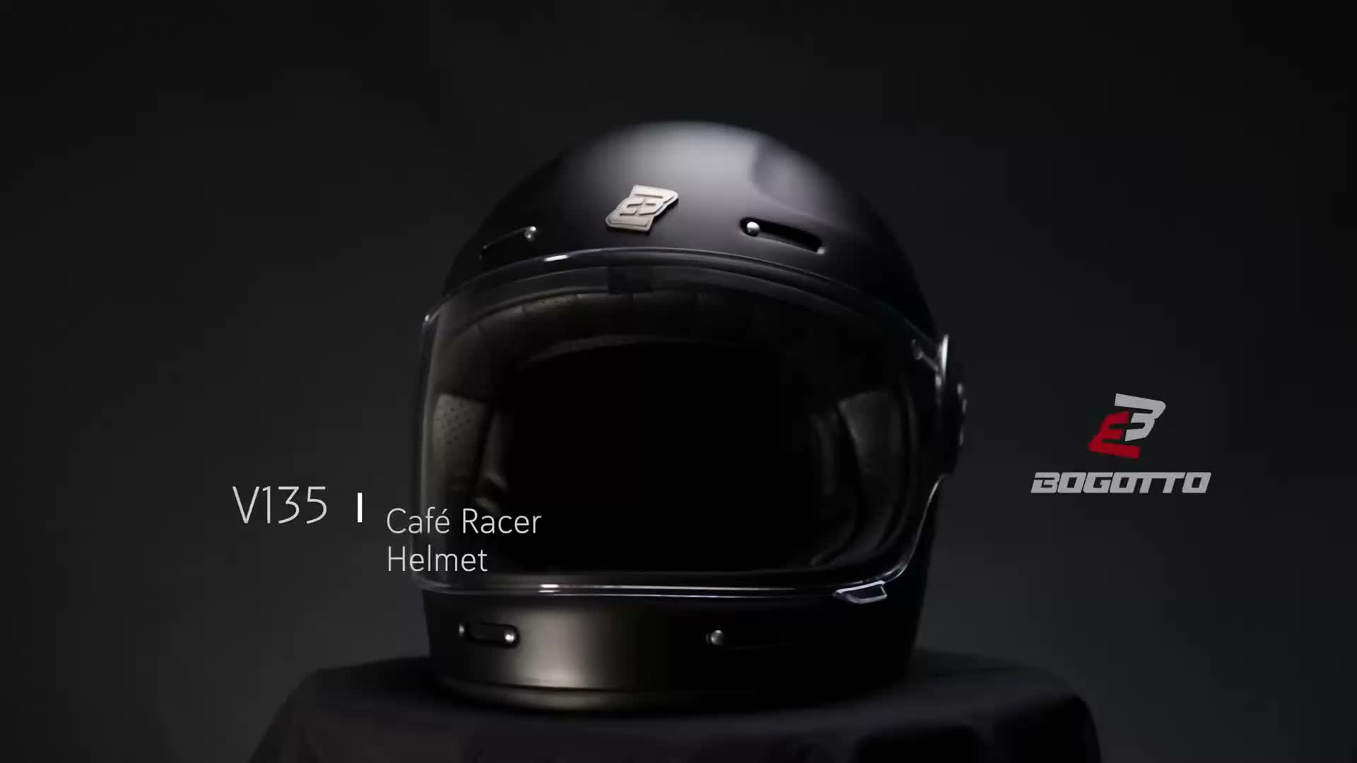 Bogotto V135 Helm, schwarz matt, XL Produktbild-Vorschau 6