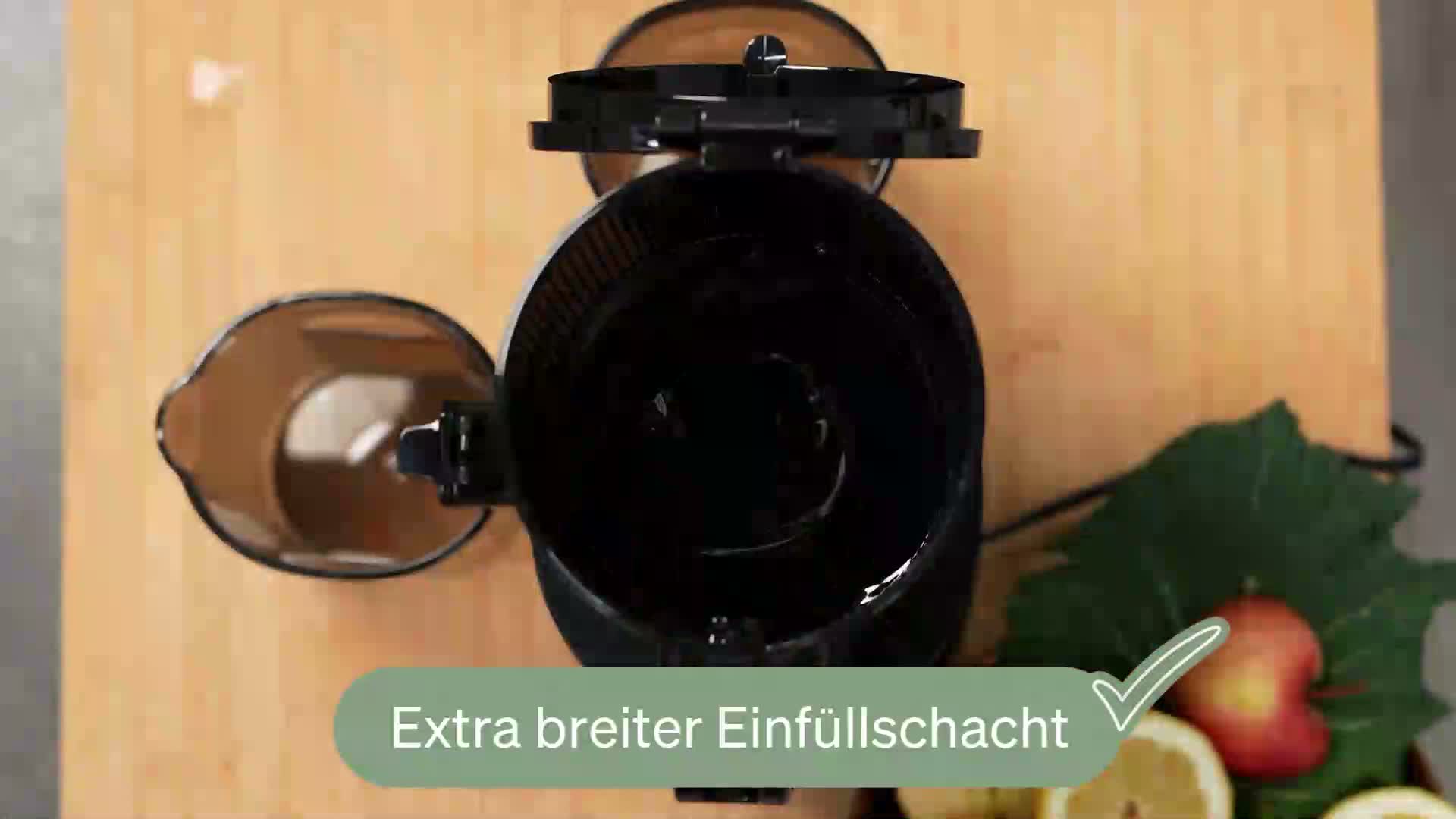 Entsafter Slow Juicer - Entsafter Gemüse und Obst  – 130 mm Produktbild-Vorschau 7