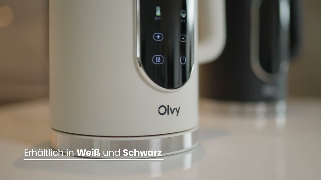 Olvy Wasserkocher mit Temperatureinstellung 1,7L – Produktbild-Vorschau 7