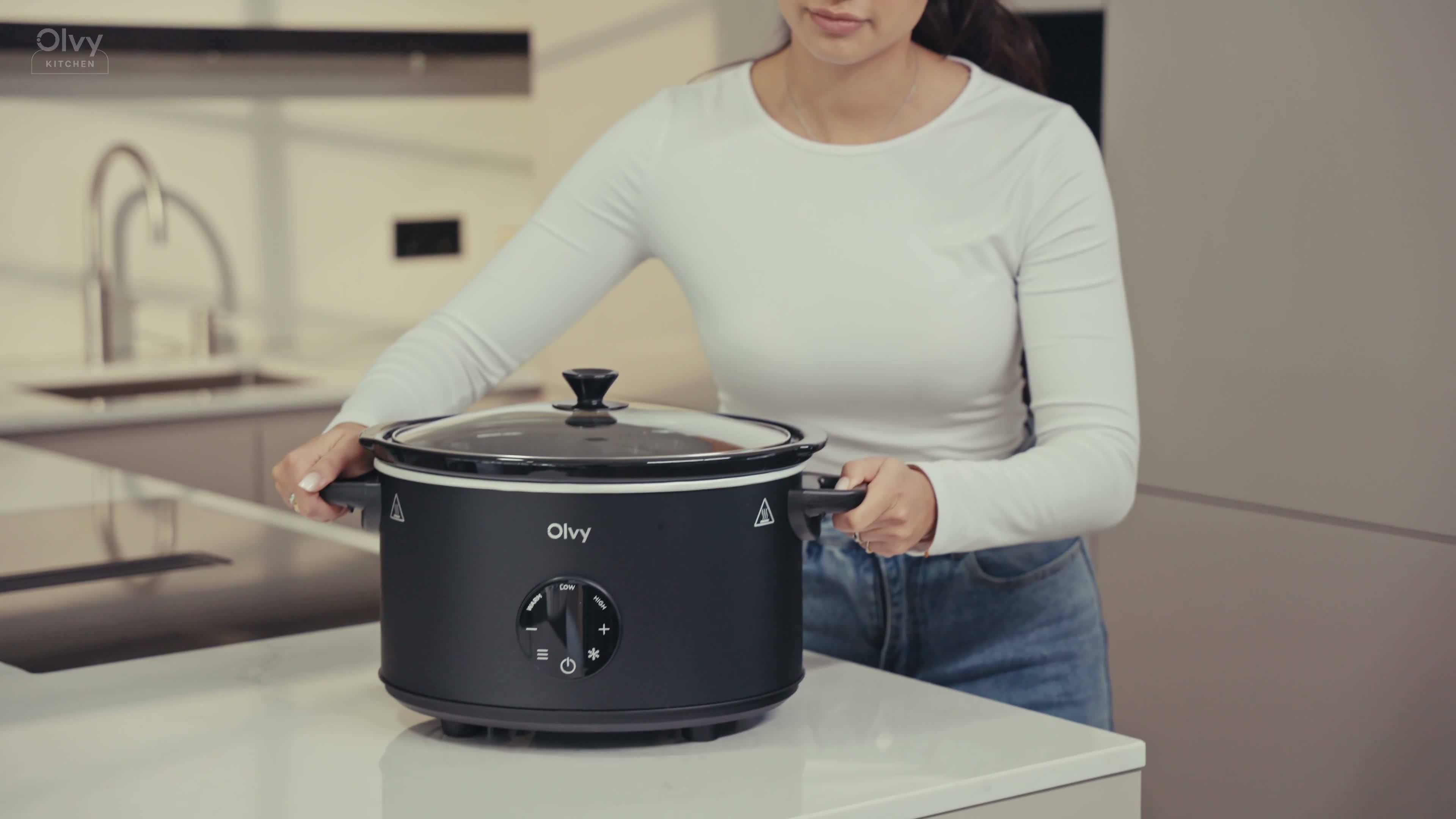 Olvy digitale slowcooker met timer – 6 liter slowcooker – Productafbeelding-voorbeeld 7