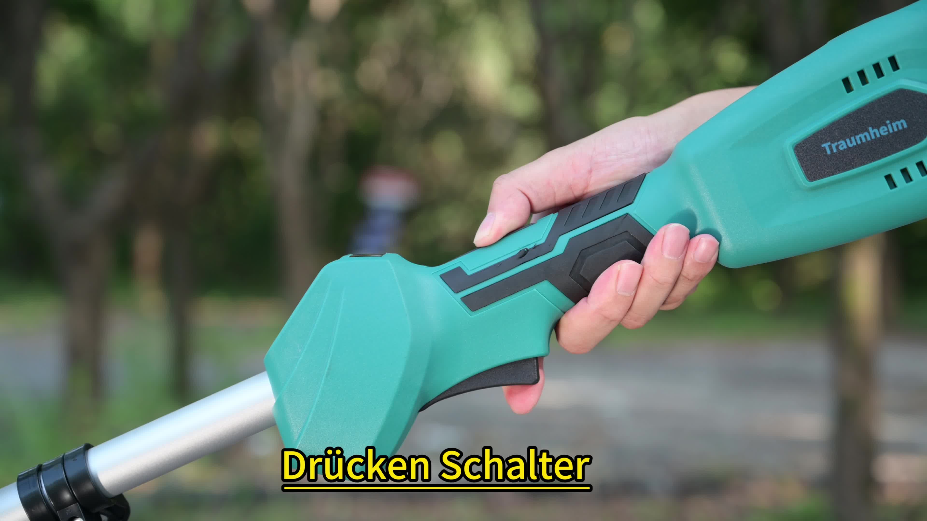 800W Akku Rasentrimmer mit 2×4000mAh 21V Akkus, 10 Zoll Produktbild-Vorschau 7