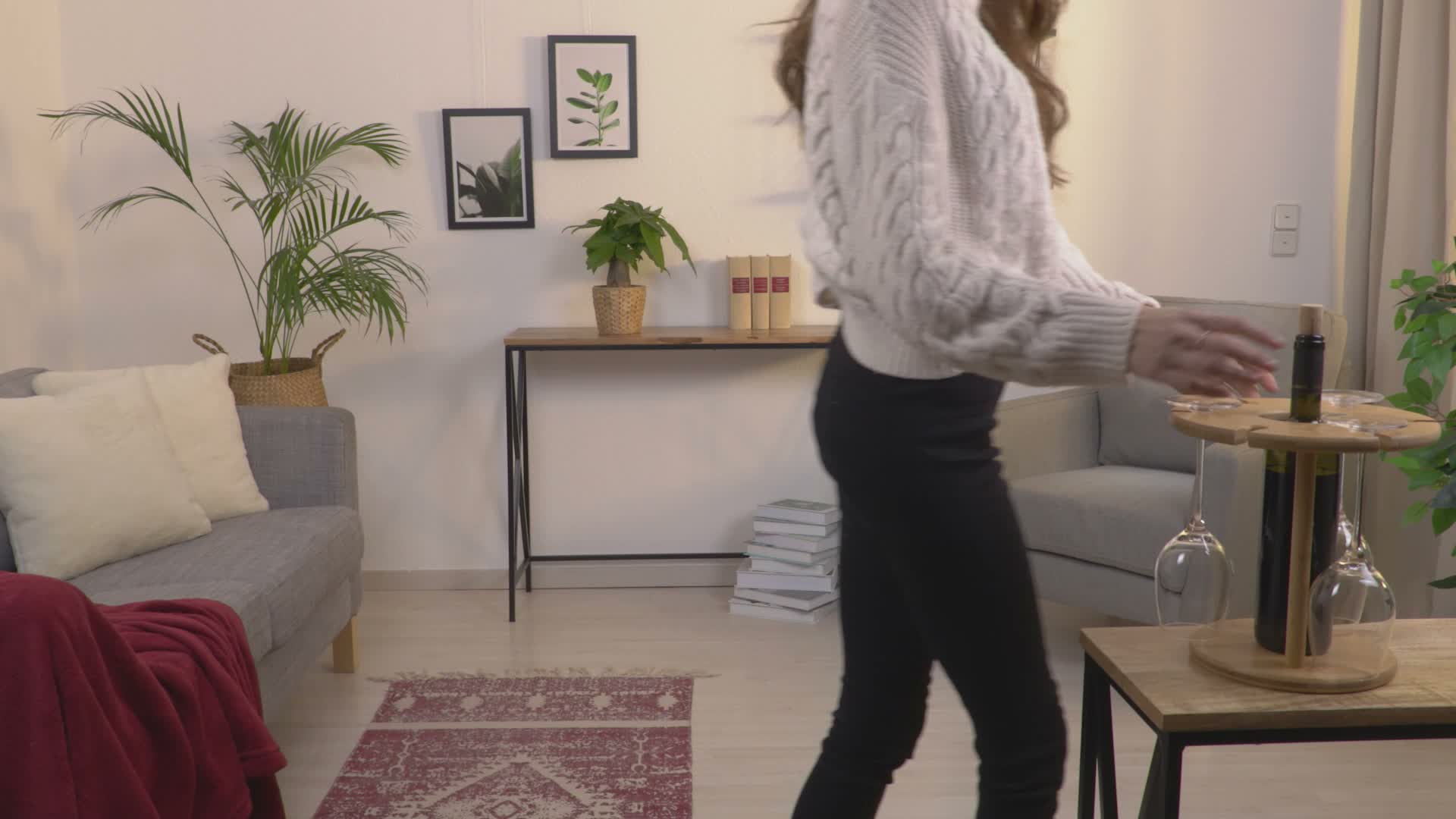 Relaxdays Weinglashalter, Bambus, für 6 Gläser, rund Ø Produktbild-Vorschau 7