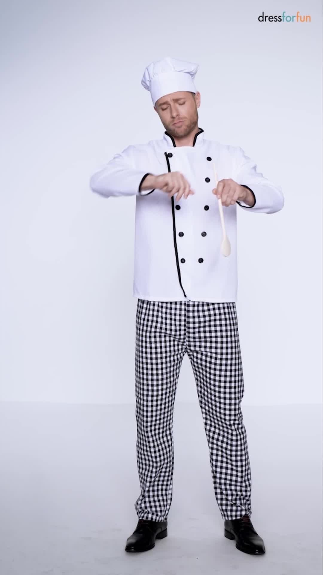 dressforfun® Herrenkostüm Sterne-Koch Produktbild-Vorschau 7