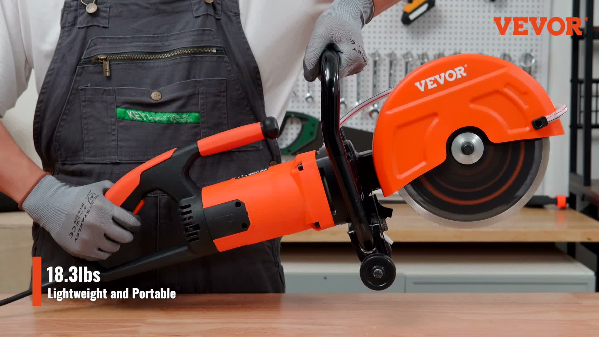 VEVOR Elektryczna Piła Do Betonu, 406 mm, Wytrzymała Piła Podgląd zdjęcia produktu 7