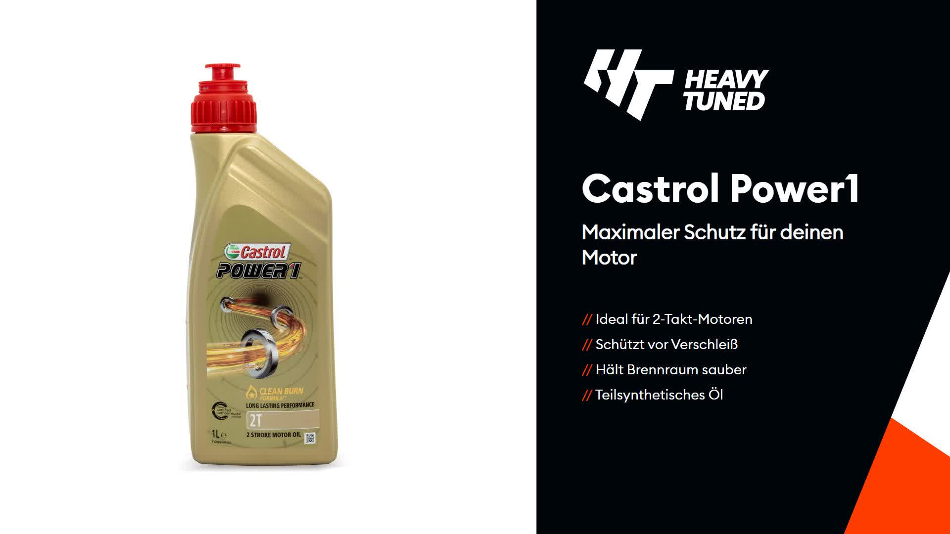 CASTROL Power 1 2T für 1 Liter Motoröl Motorenöl Öl Produktbild-Vorschau 7