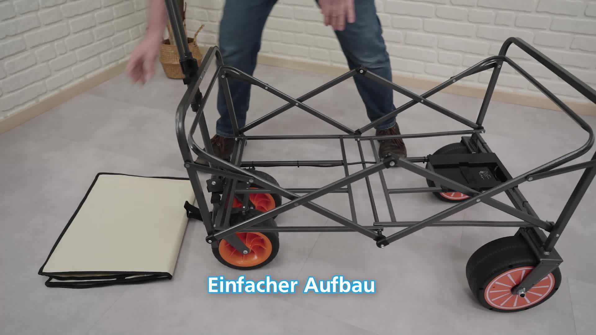 FALKO GO Elektrischer Bollerwagen faltbar, breite Reifen Produktbild-Vorschau 7