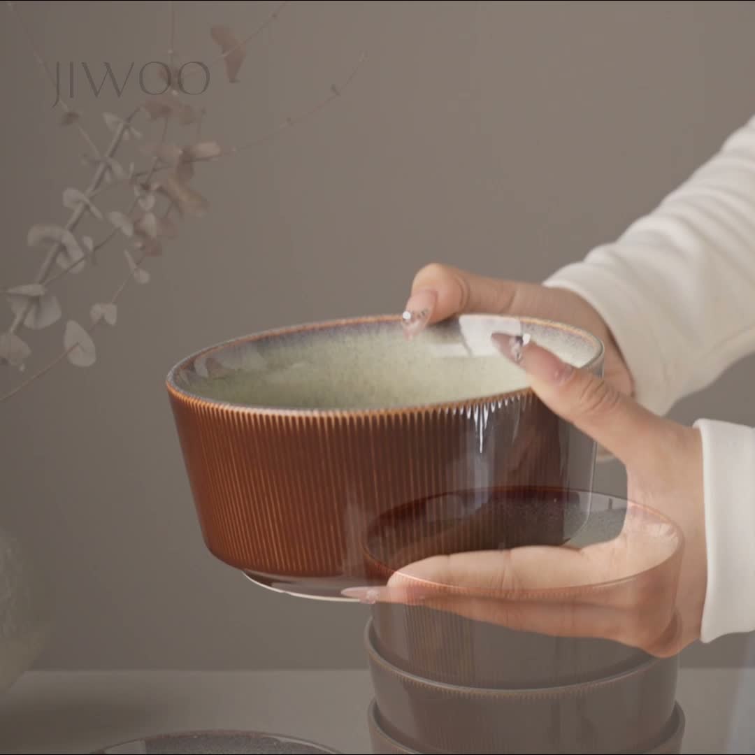 Schale set 4er Ø15,2cm Keramik Müslischalen Salatschale Produktbild-Vorschau 7