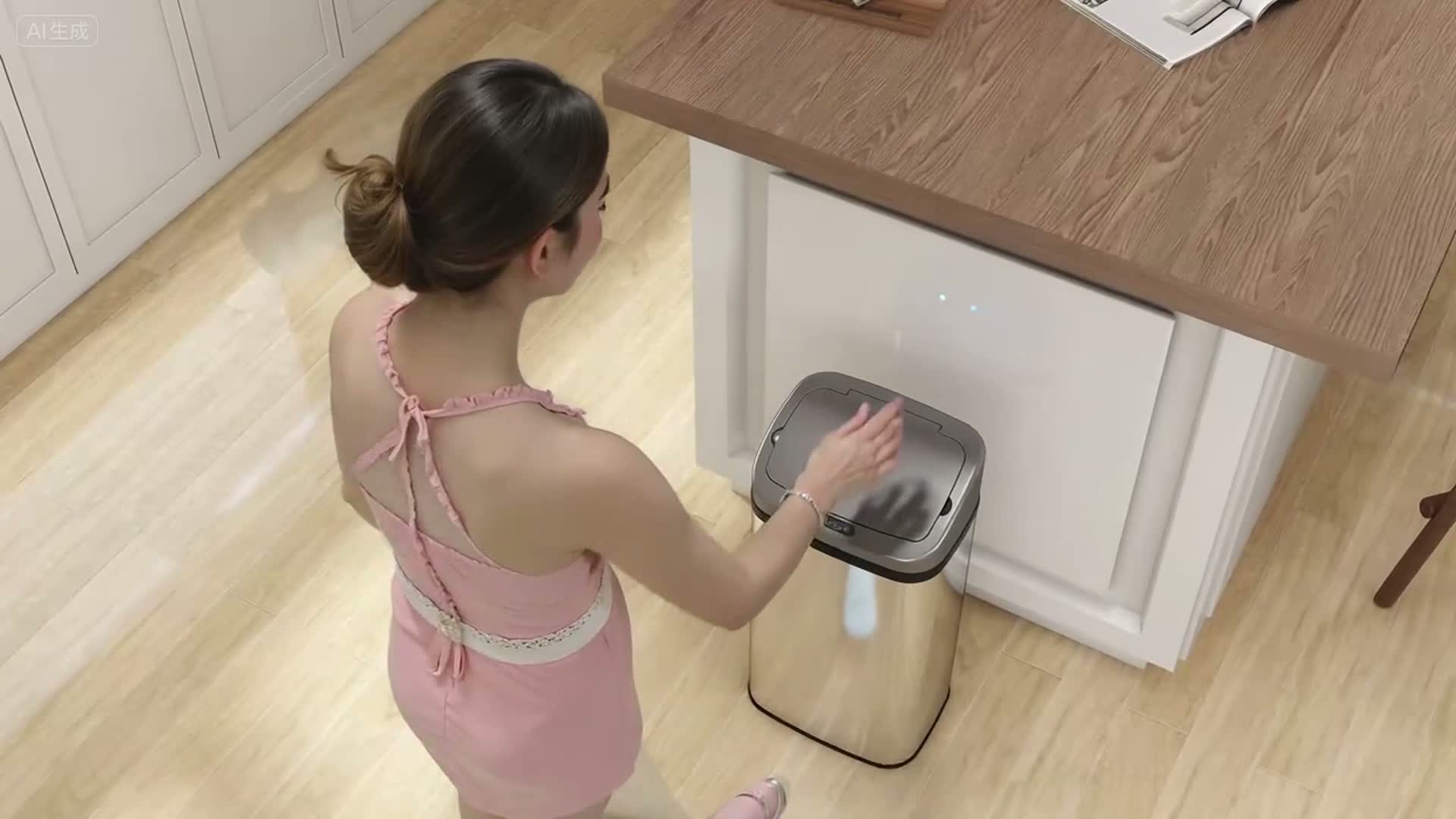 HOMCOM Mülleimer mit Sensor 48L Abfalleimer mit Produktbild-Vorschau 7