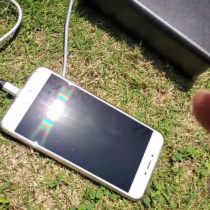 Faltbar Solarpanel 10W Monokristallinen Solarmodul mit USB Produktbild-Vorschau 7