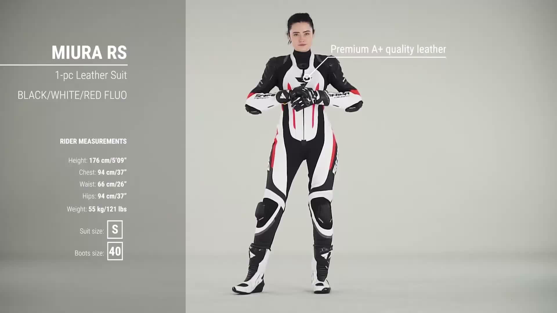SHIMA Miura RS Damen 1-Teiler Motorrad Lederkombi, Produktbild-Vorschau 7