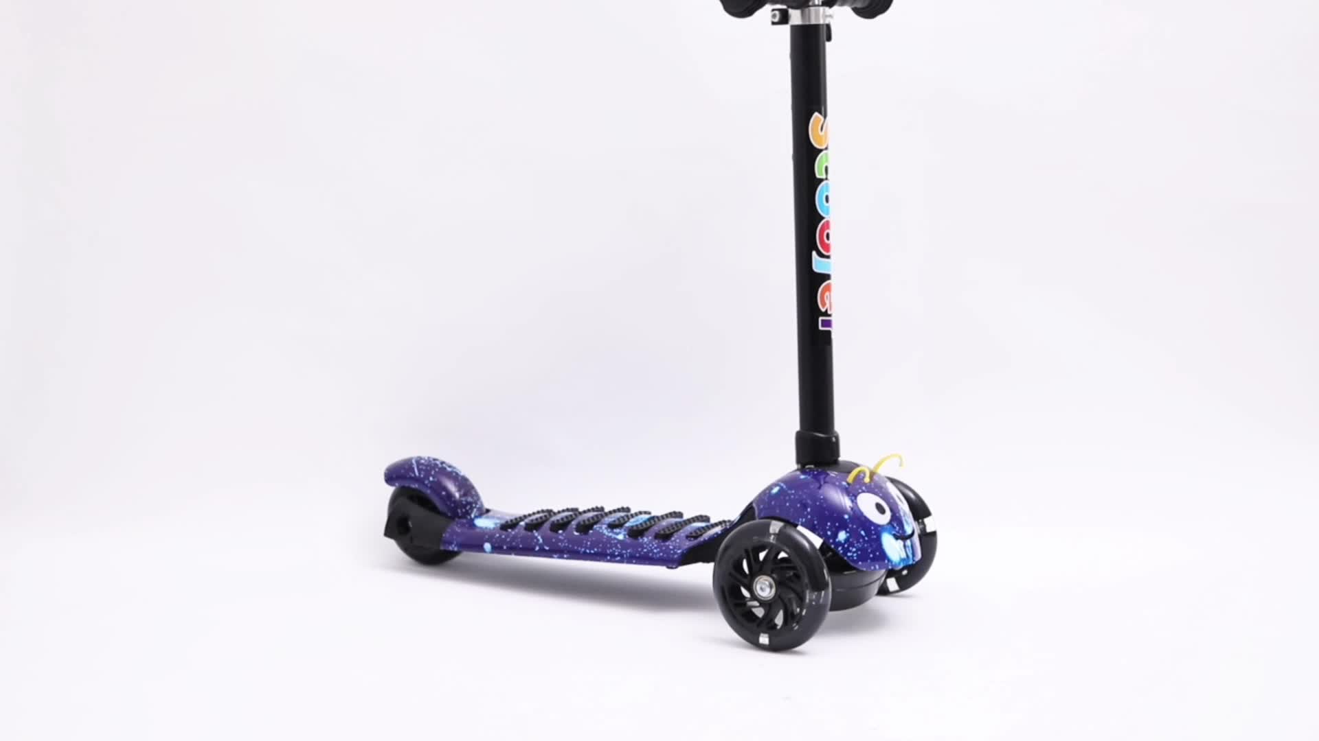 Habib 3D Kinderroller 3-Rad mit LED Licht | Klappbar & Produktbild-Vorschau 7