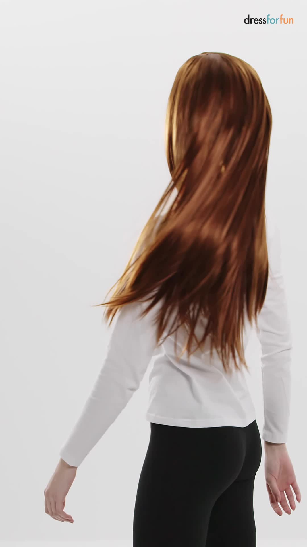 Perücke Lange Haare glatt - schwarz Produktbild-Vorschau 6