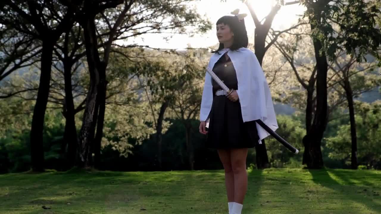 Épée de cosplay « Anime Katana » en bambou, épée inspirée Voir les images du produit 7