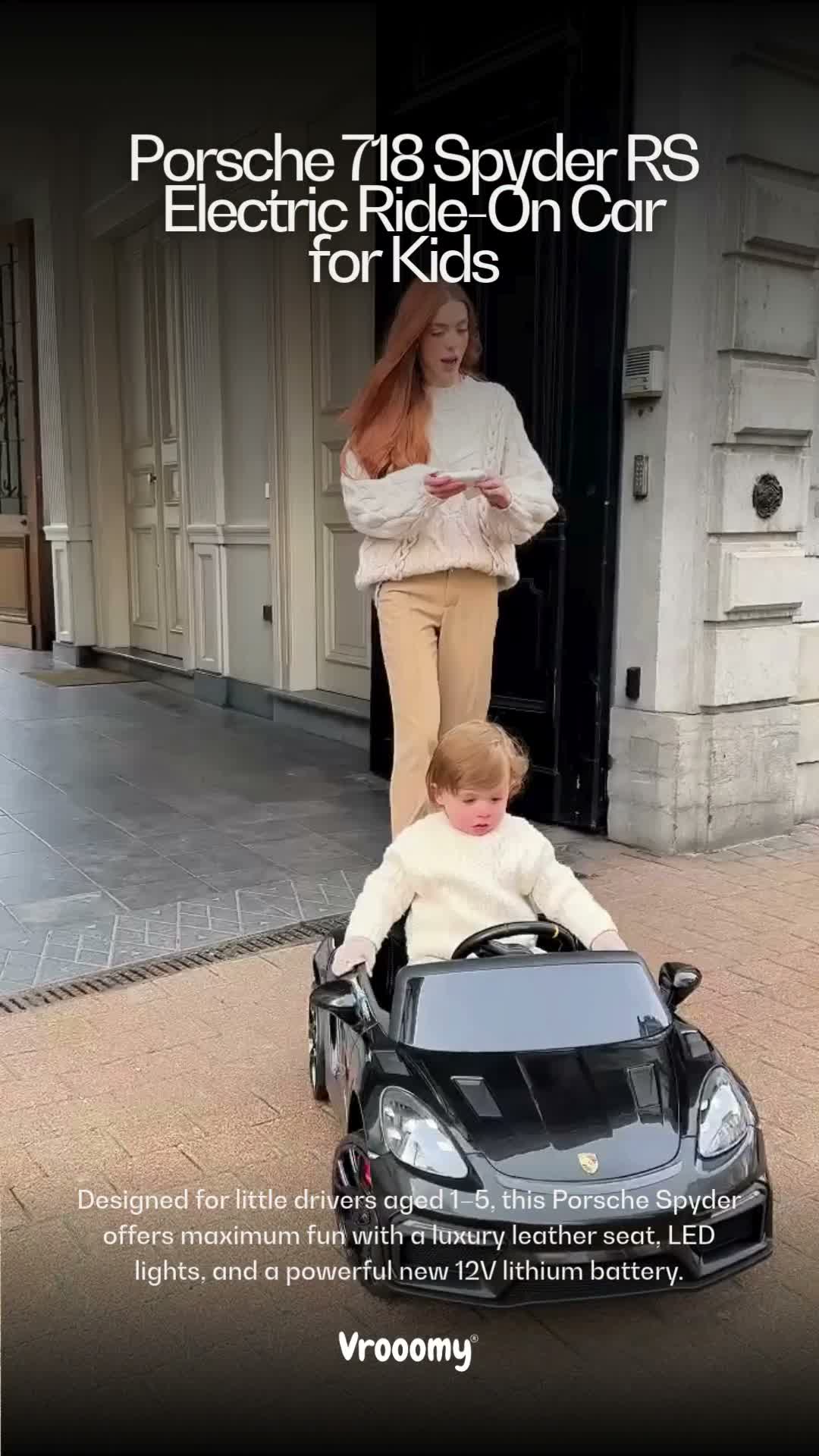Porsche 718 Spyder RS Kinder Elektroauto 12V (1–5 Jahre) – Produktbild-Vorschau 7