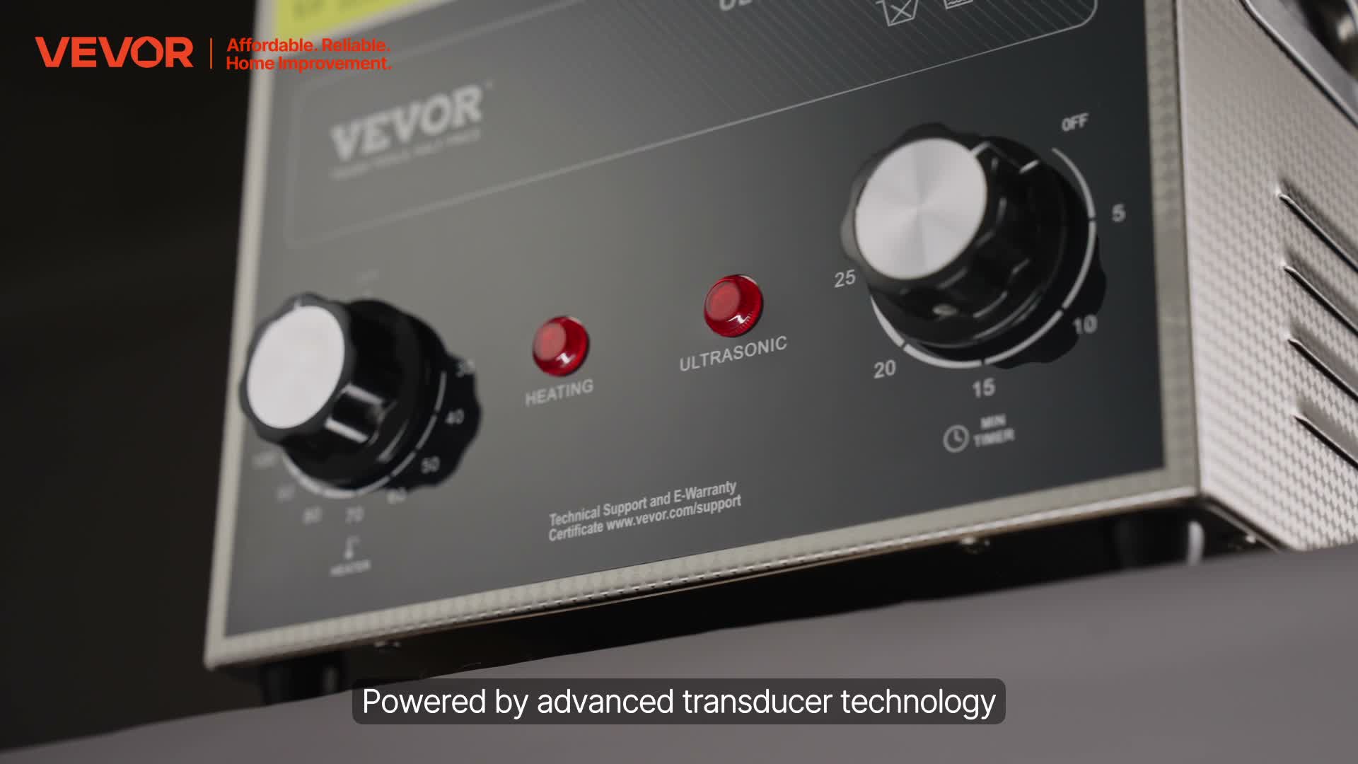VEVOR 2 L Ultraschallreiniger mit Heiztimer & Korb Produktbild-Vorschau 7