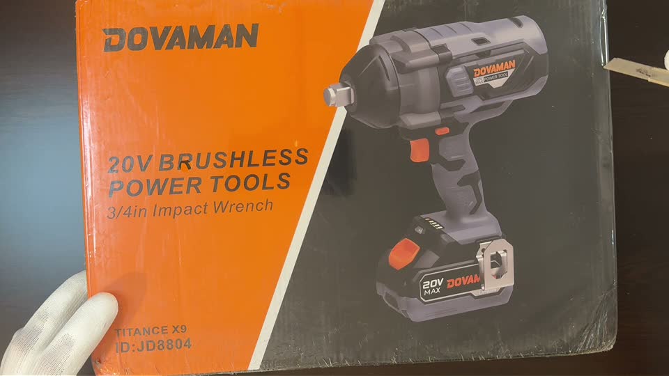 DOVAMAN Akku-Schlagschrauber 20 V, 2200 Nm, bürstenlos, 3/4 Produktbild-Vorschau 7