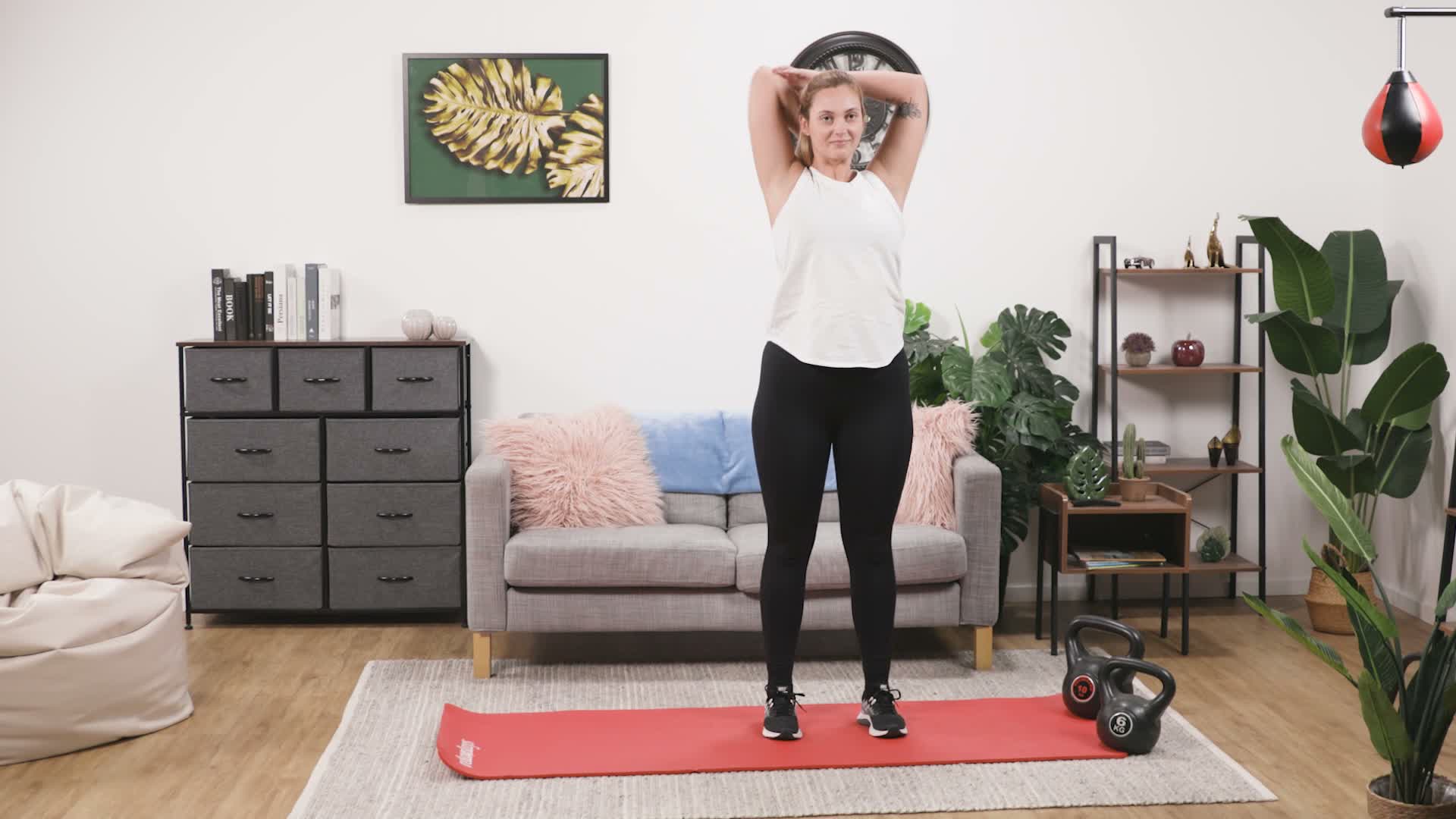 Relaxdays Punchingball, für Wandmontage, Kinder & Produktbild-Vorschau 7