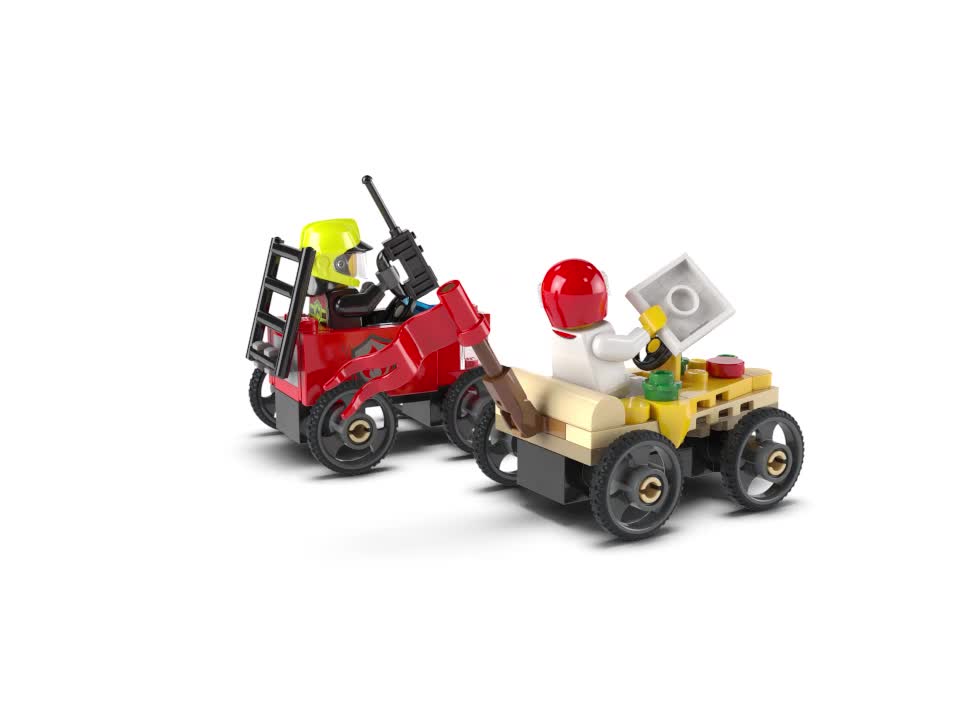 LEGO City Pizzalieferwagen vs. Löschauto - Seifenkisten Produktbild-Vorschau 7