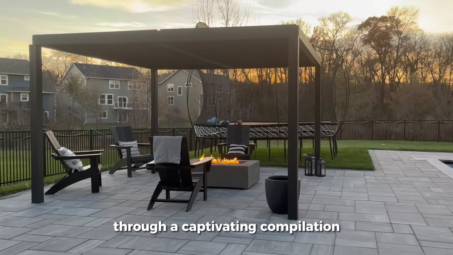 PURPLE LEAF Pergola 3,3x4,5m Wasserdicht Winterfest, Produktbild-Vorschau 7