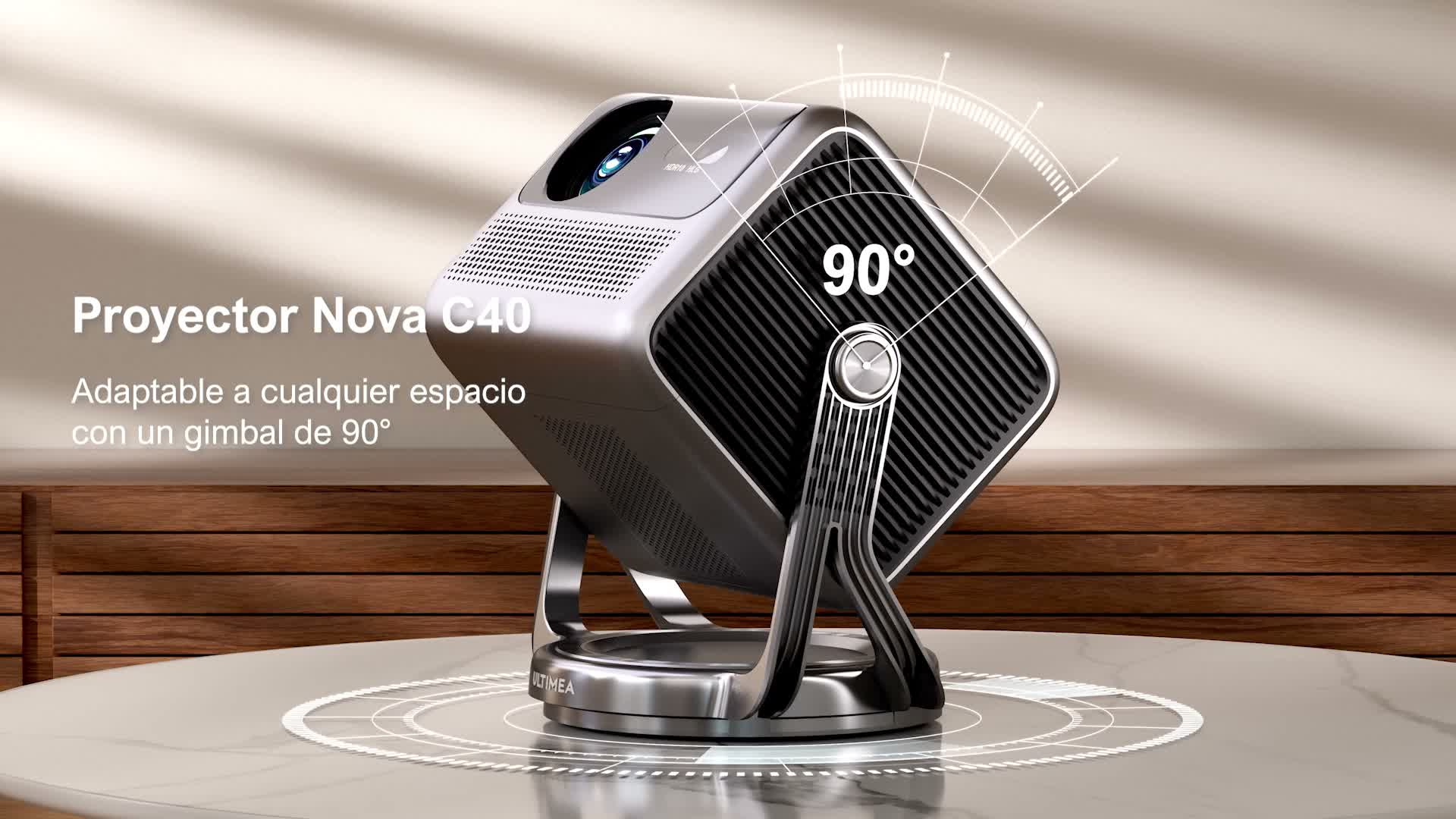 Proyector ULTIMEA Nova C40 con decodificación 4K y Android Vista previa de la imagen del producto 7