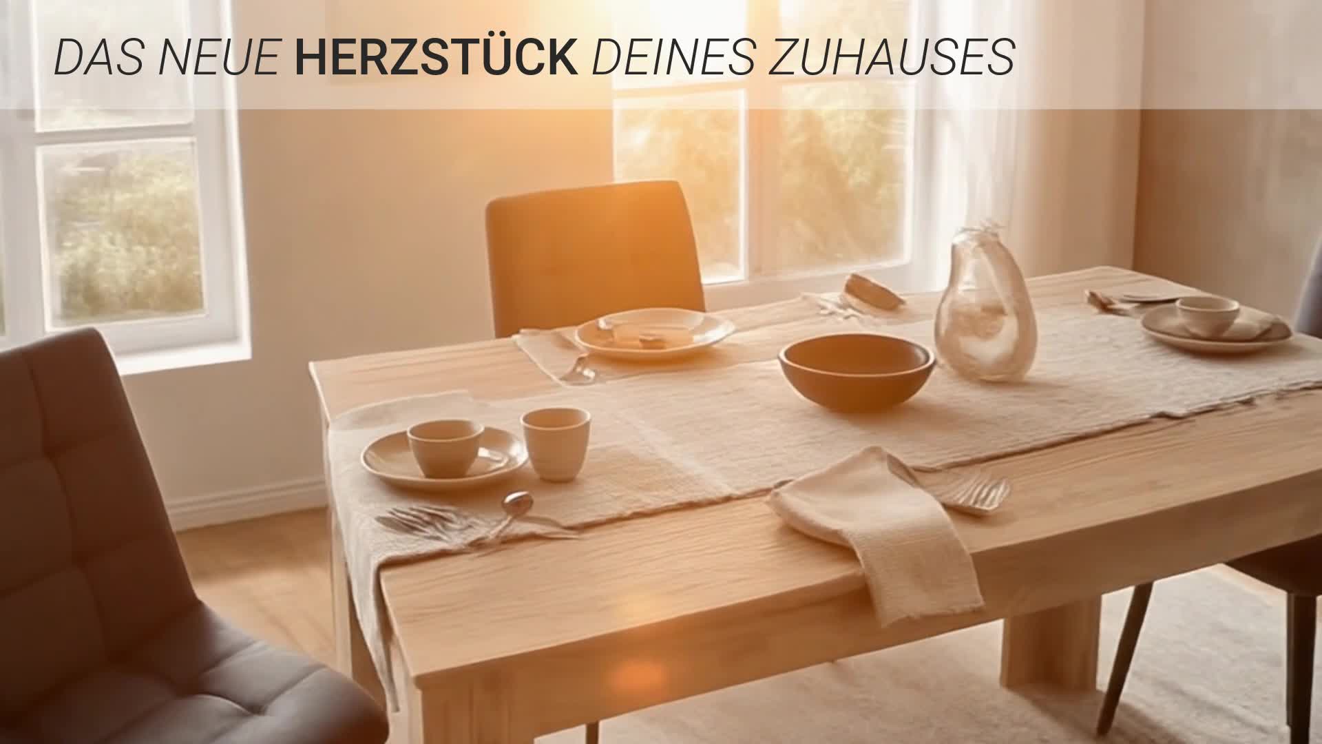 Homestyle4u Esstisch 135x80 cm Eiche Grau Esszimmertisch Produktbild-Vorschau 7