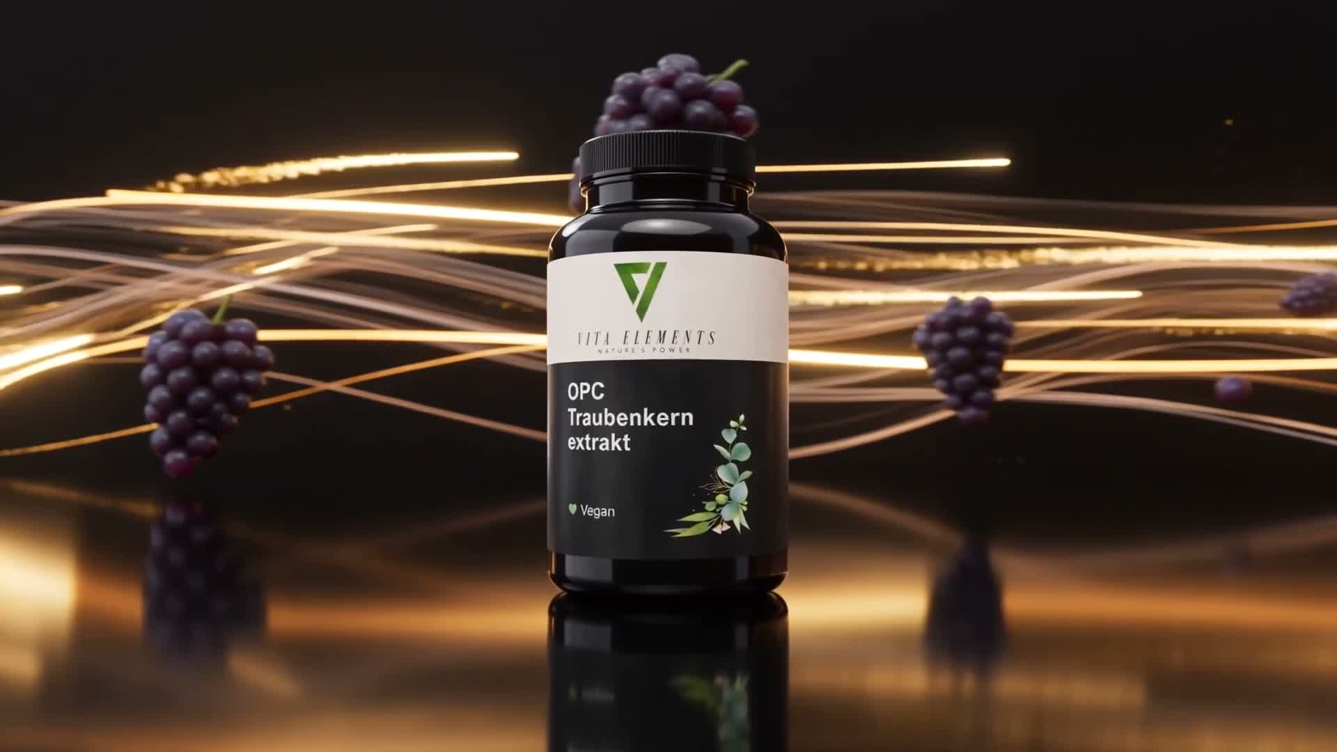Vita Elements OPC Traubenkernextrakt 240 Kapseln – 350 mg Produktbild-Vorschau 7