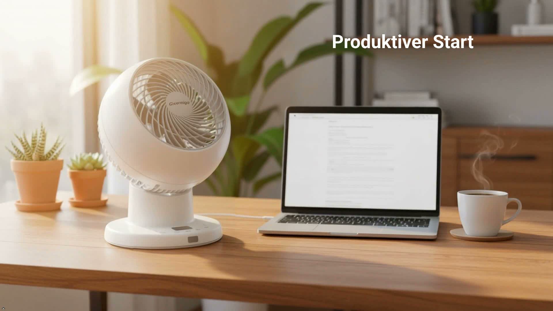 Greenmigo Leiser Smart Tischventilator für Schlafzimmer Produktbild-Vorschau 7