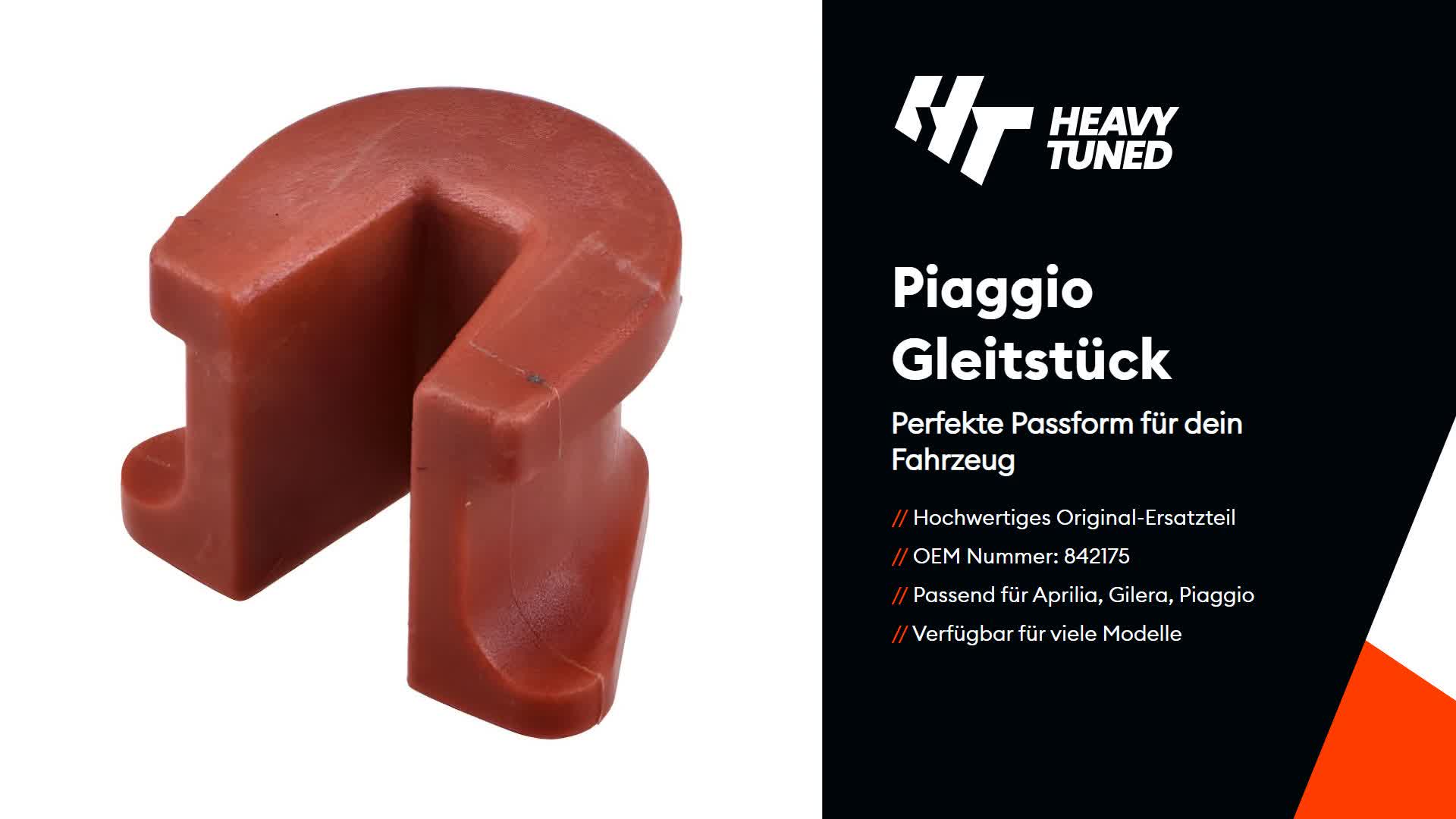 Piaggio Gleitstück Variomatik kompatibel mit Aprilia / Produktbild-Vorschau 3