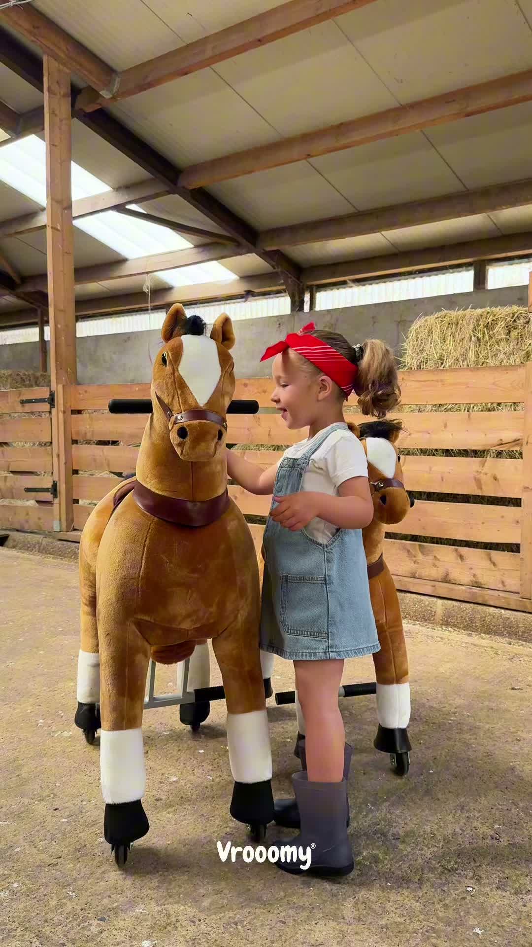 Vrooomy Pferd auf Rollen Kinder Reittier Klein (4–6 Jahre) Produktbild-Vorschau 7