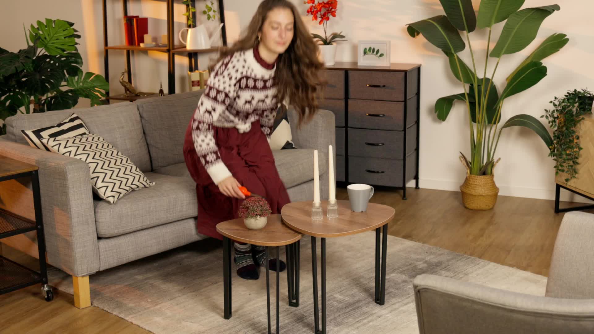 Relaxdays Kerzenständer Stabkerzen, 20er Set, HxD: 7 x 4 Produktbild-Vorschau 7