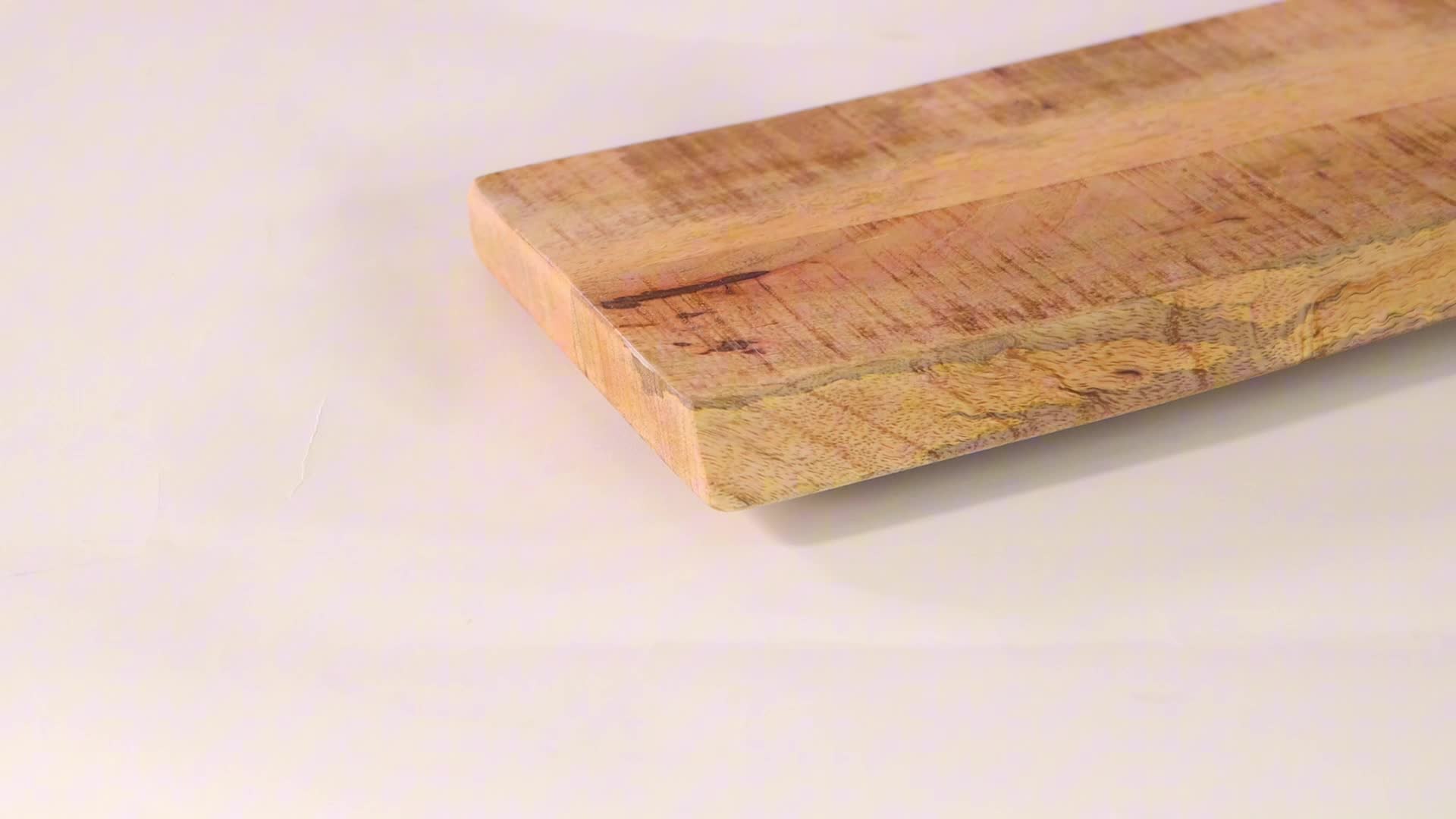 Wandregal Mangoholz massiv & rau 60x20 cm Holzregal Produktbild-Vorschau 7