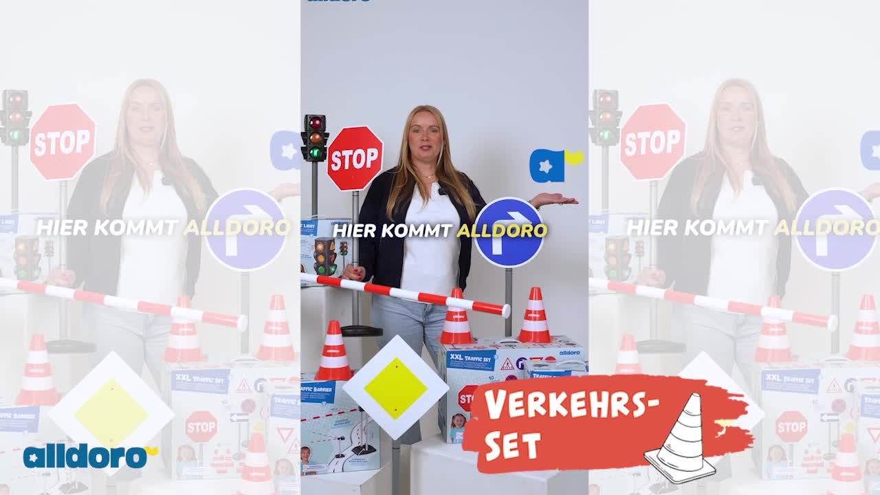 XXL-Verkehrsset mit funktionierender Ampel, 10 Produktbild-Vorschau 7