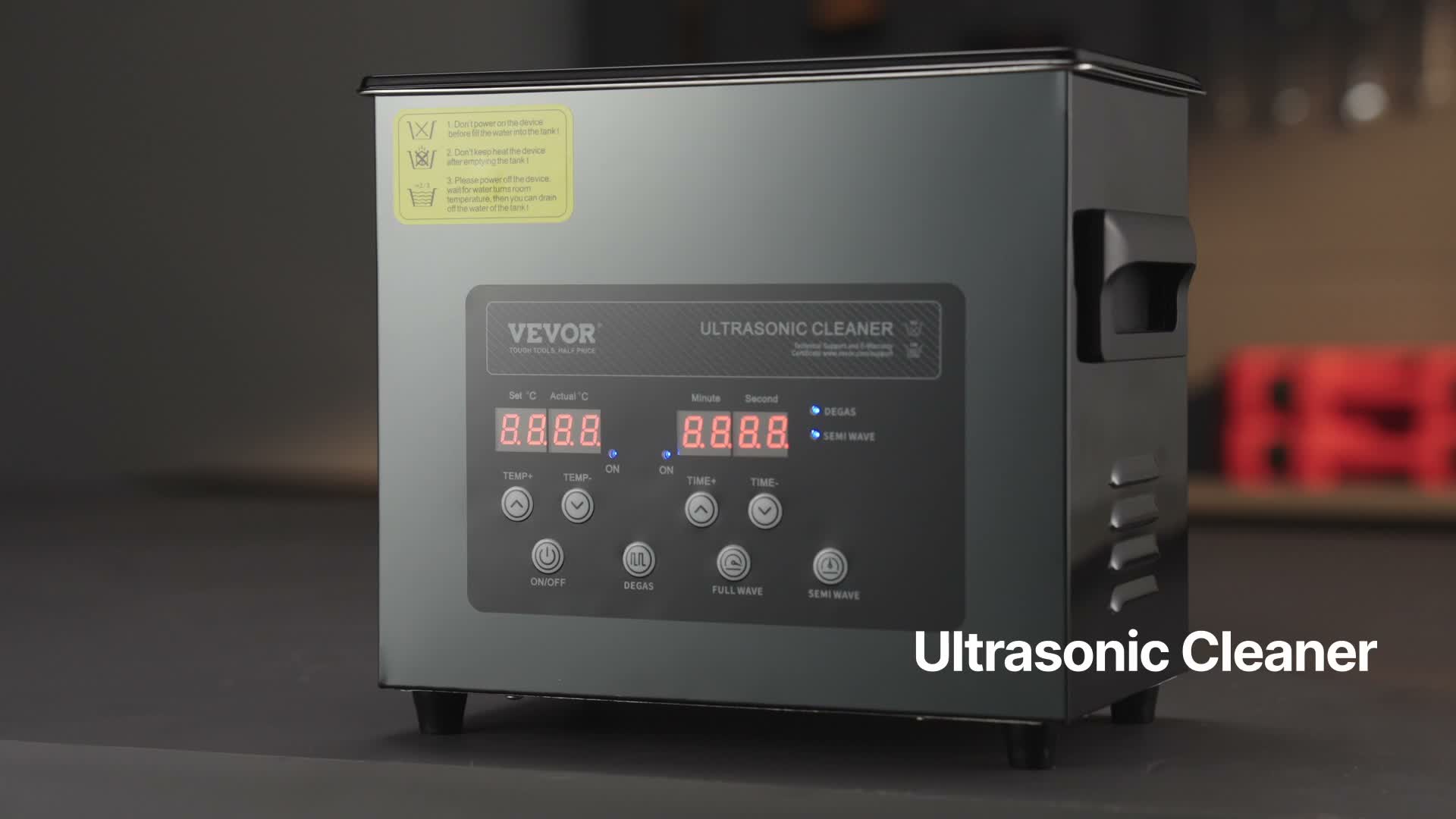 SucceBuy 30L Ultraschallreiniger, 600W digitale Produktbild-Vorschau 7