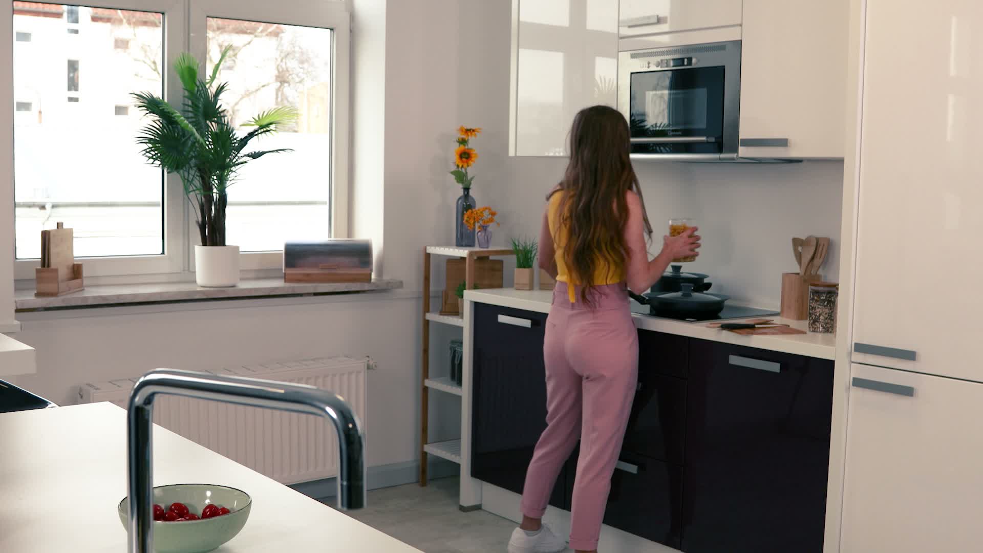 Relaxdays Vorratsdosen Glas, 3er Set, für Pasta, Reis, Produktbild-Vorschau 7