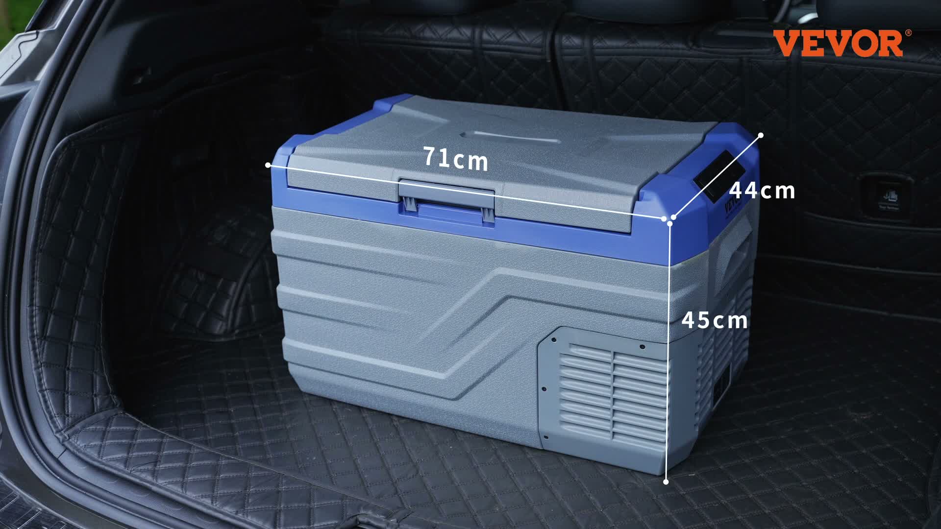 VEVOR Autokühlschrank, 12-Volt-Autokühlschrank, tragbarer Produktbild-Vorschau 7