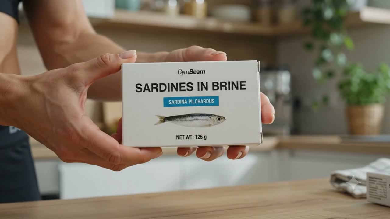 30x GymBeam Sardinen in Salzlake - Hochwertige Produktbild-Vorschau 7