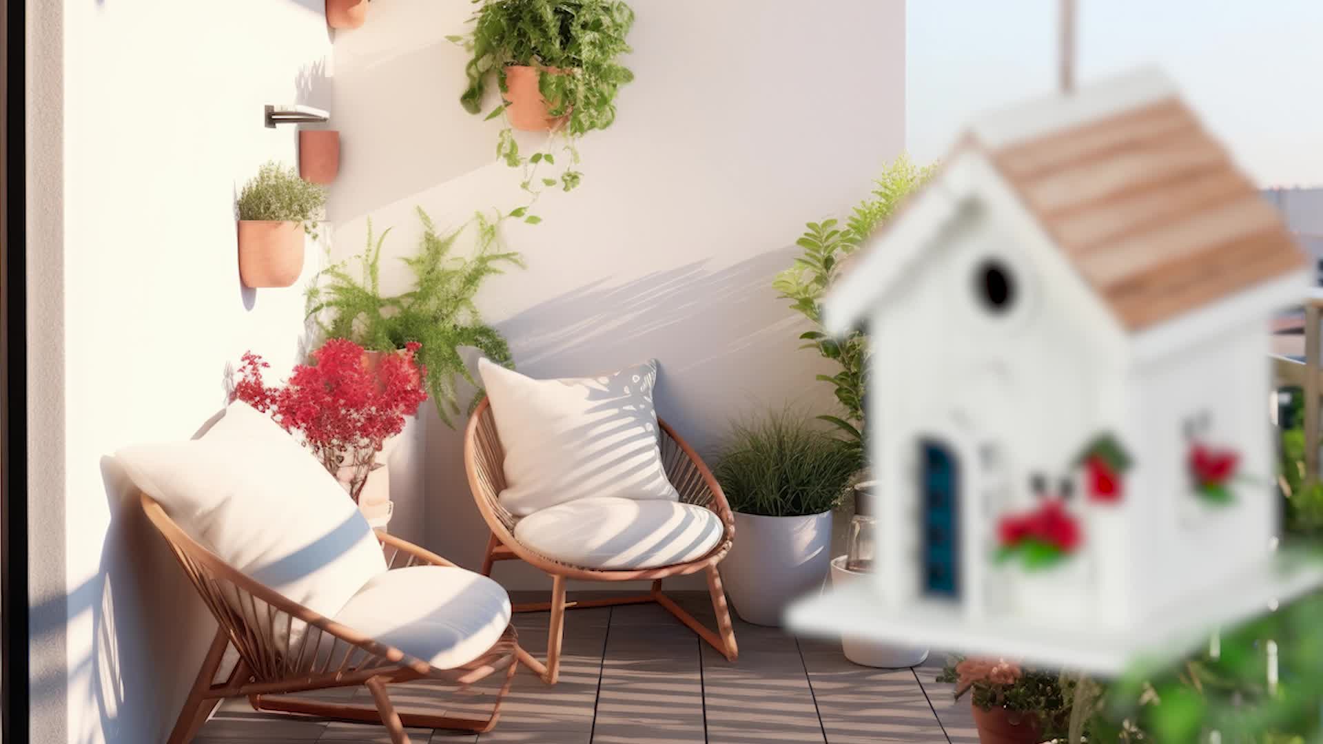 Relaxdays Deko Vogelhaus, Landhausstil, Holz, zum Produktbild-Vorschau 7