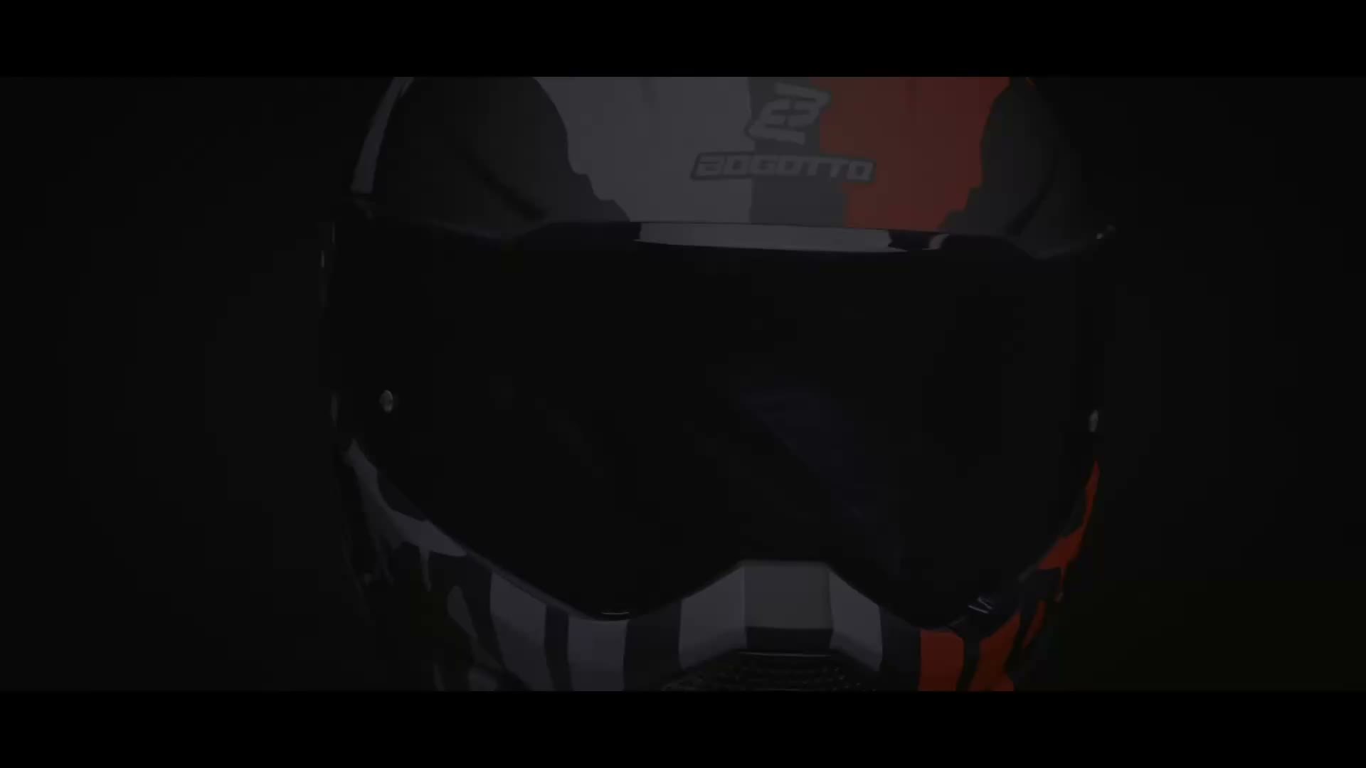 Casco Bogotto Rapto Demon, color gris/amarillo mate, talla Vista previa de la imagen del producto 7