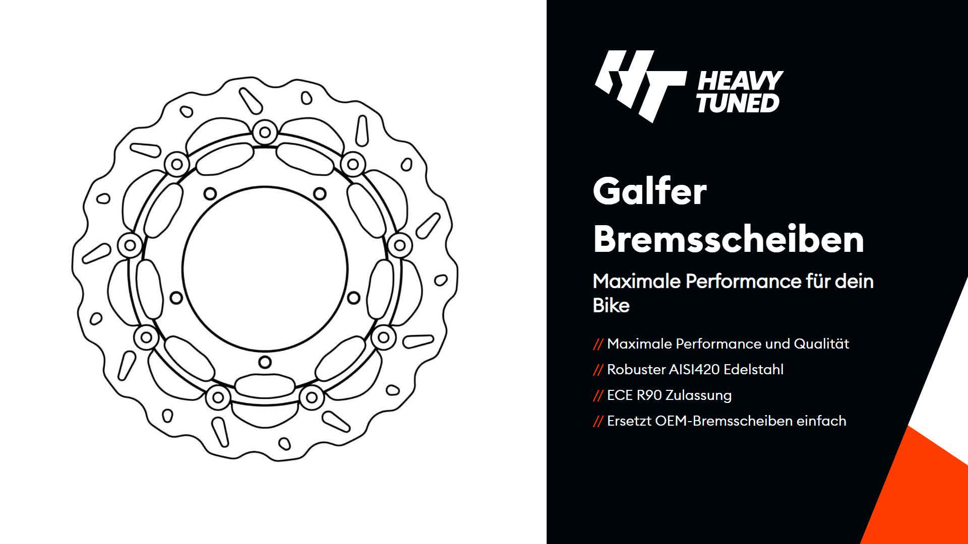 Galfer Wave Bremsscheibe DF520 Rotor Bremsscheiben Produktbild-Vorschau 5