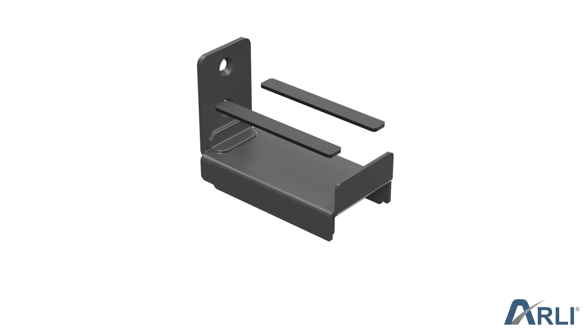 ARLI Universal Soundbar Wandhalterung verstellbar schwarz Produktbild-Vorschau 7