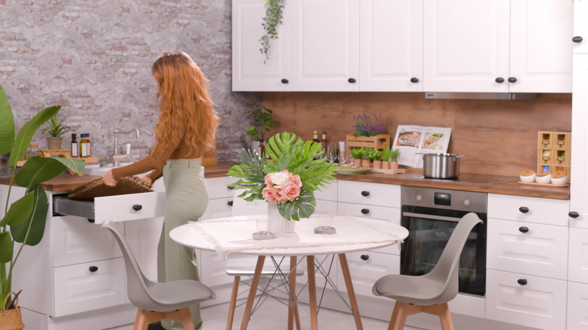 Relaxdays Tischset, 6er Set, geflochtenes Design, Produktbild-Vorschau 7