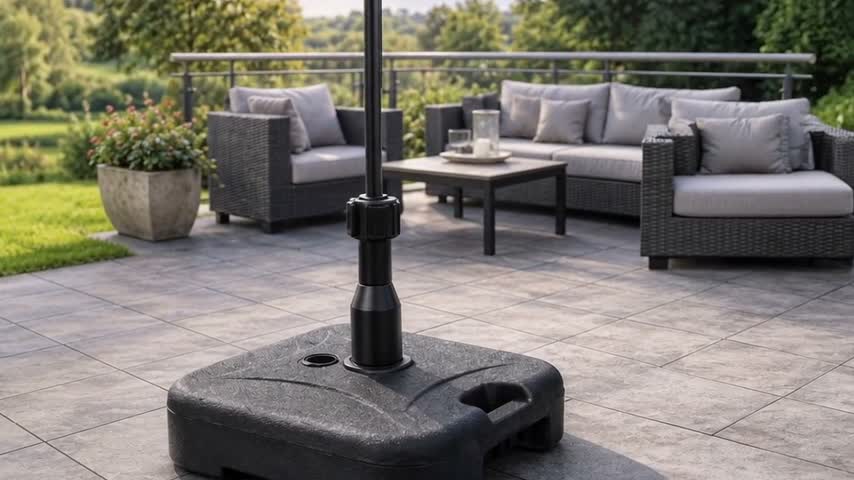 Sonnenschirmständer für Ampelschirme – befüllbare Produktbild-Vorschau 7