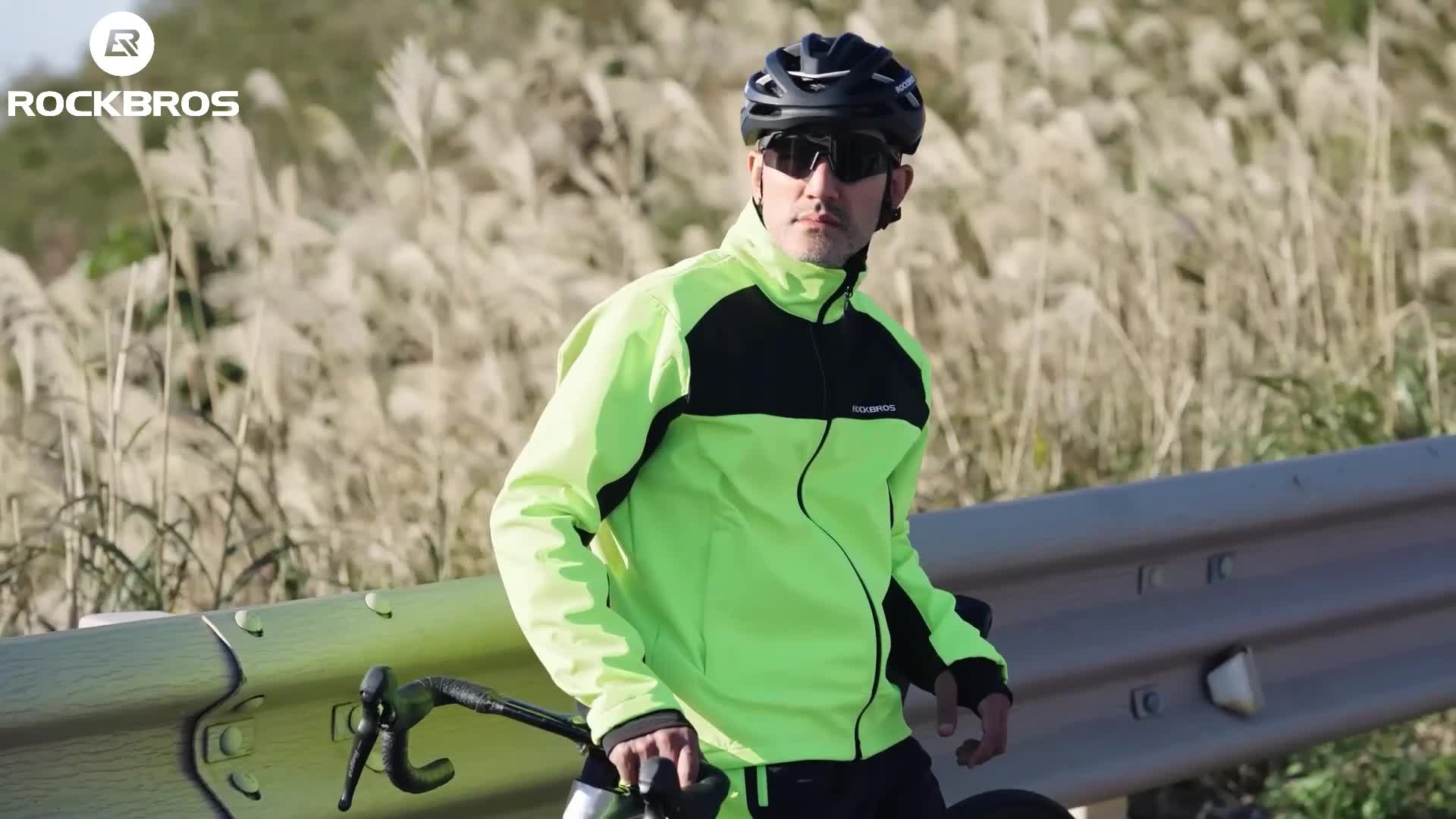 ROCKBROS Fahrrad Jacke + Hose Set Winter Thermo Produktbild-Vorschau 7