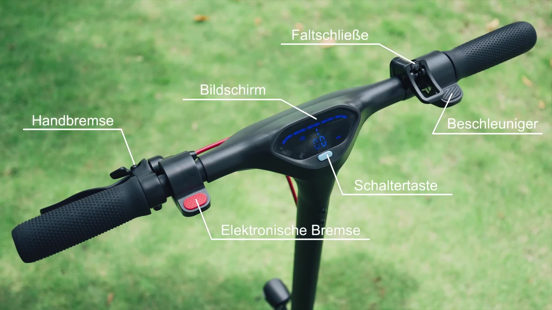 E Scooter mit Straßenzulassung E9TMAX , 10 Zoll, Max 40km Produktbild-Vorschau 7